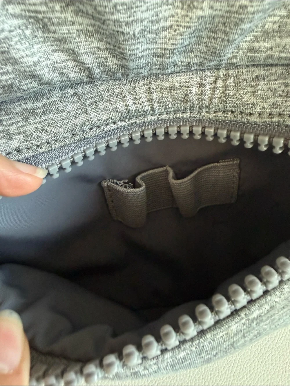 Dagne Dover Heathered Gray Small Backpack Neoprene